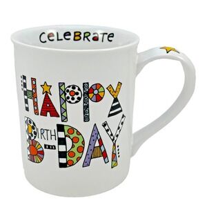 Happy Birthday Coffee Mug Cup "I'm an Adult-Make it Stop" Our Name is Mud Veasey